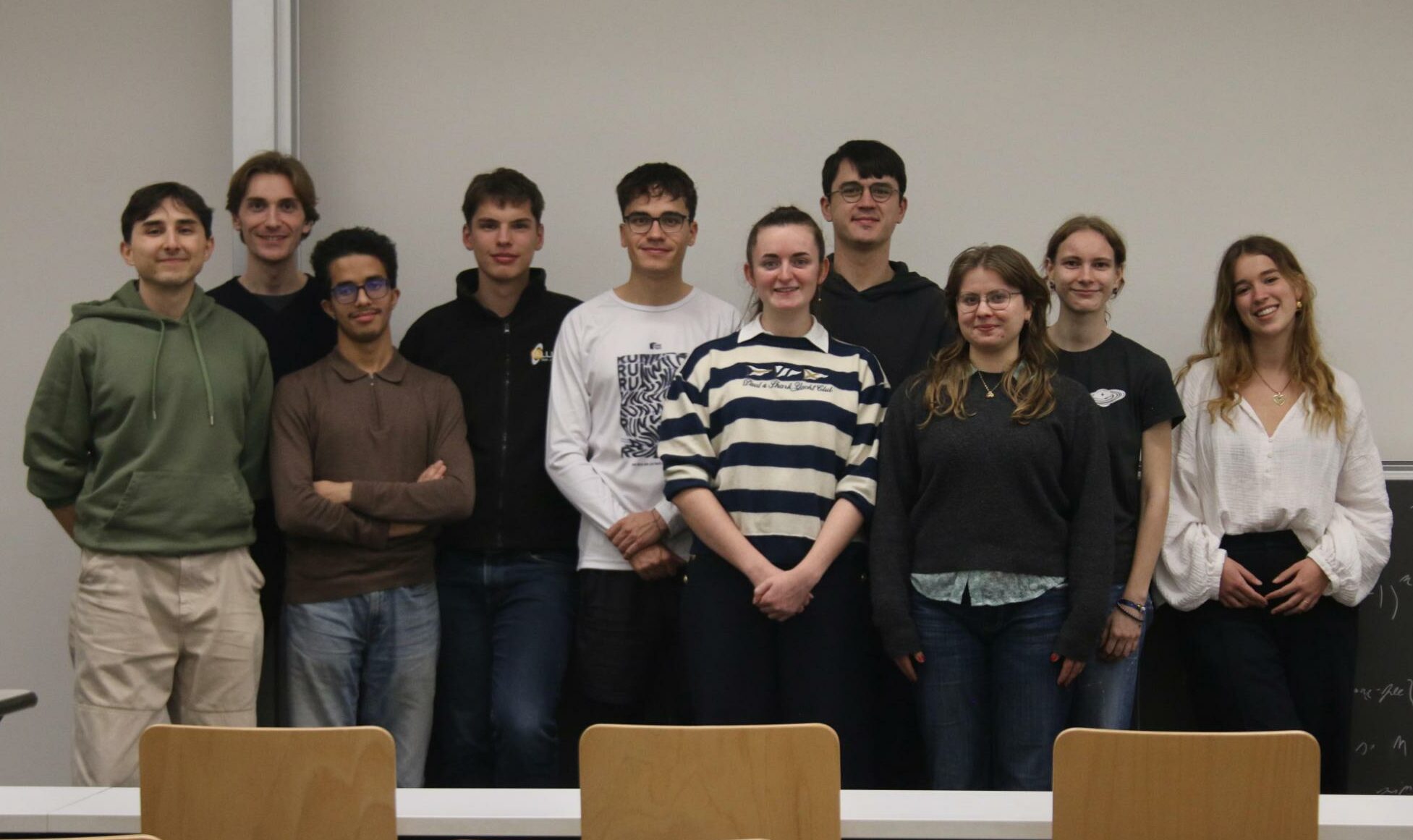 Photographie du comité de l'année 2025-2026